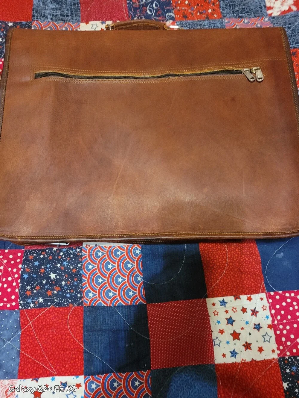 Handmade Leather Attache' Case
